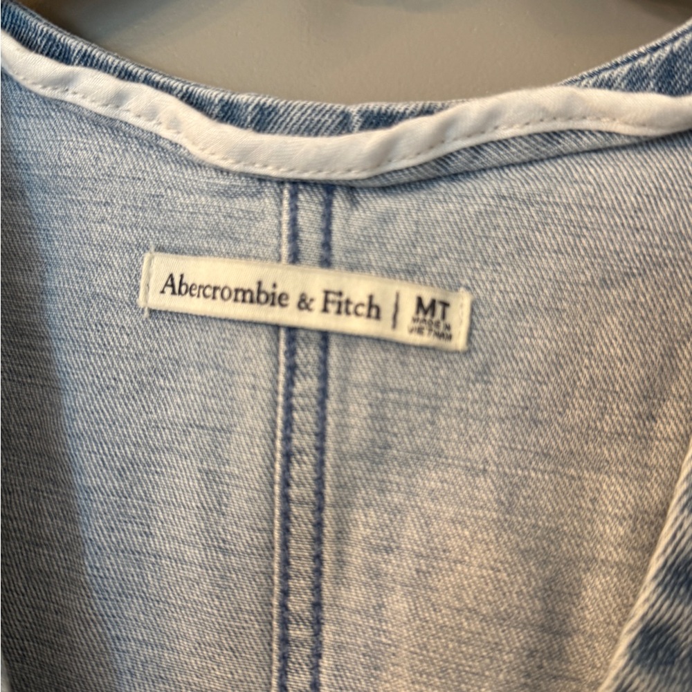 Classic Denim Button-Front Dress - Light Blue - Picture 2 of 6